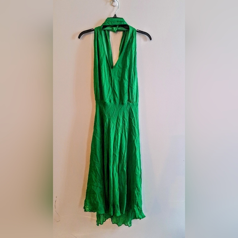 Nine West Vibrant Green Maxi Dress